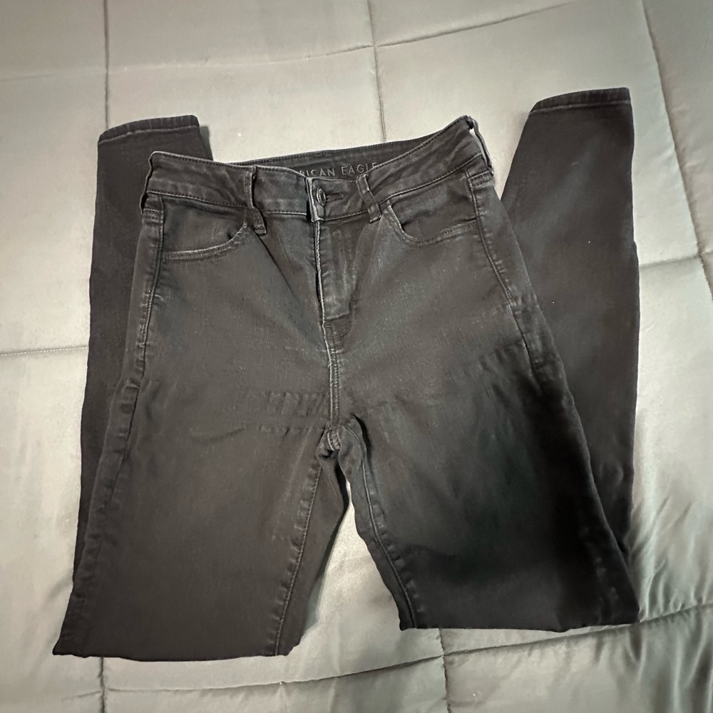 10 Long American Eagle Outfitters black jegging